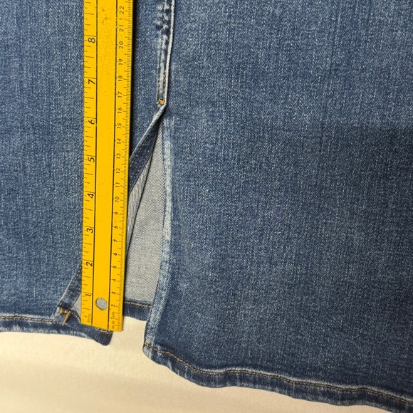 Lauren Ralph Lauren Denim Pencil Skirt Medium Wash Knee Length Women's Size 14 - Picture 14 of 16
